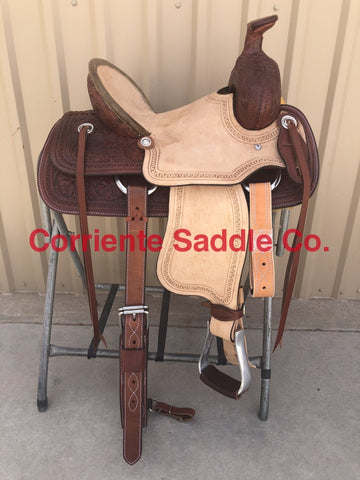 CSY 707CA 13" Corriente Youth Buckaroo Association Saddle