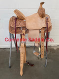 CSY 707D 13" Corriente Youth Buckaroo Association Saddle - Corriente Saddle