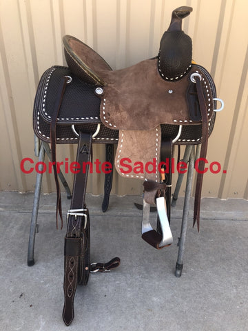 CSY 707J 13" Corriente Youth Association Buckaroo Saddle