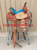 CSY 710 10 Inch Corriente Youth Kids Barrel Saddle