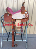 CSY 711 10 Inch Corriente Youth Kids Barrel Saddle - Corriente Saddle