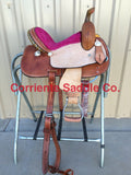 CSY 712 10 Inch Corriente Youth Kids Barrel Saddle - Corriente Saddle