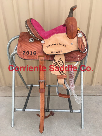 CSY 712 10 Inch Corriente Youth Kids Barrel Saddle