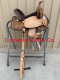 CSY 714B 10 Inch Corriente Youth Kids Barrel Saddle