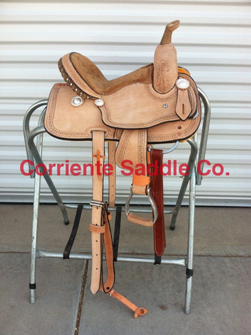 CSY 715 10 Inch Corriente Youth Kids Barrel Saddle