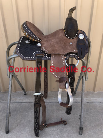 CSY 715H 10" Corriente Youth Kids Barrel Saddle