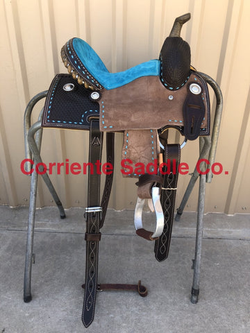 CSY 715HC 10" Corriente Youth Kids Barrel Saddle