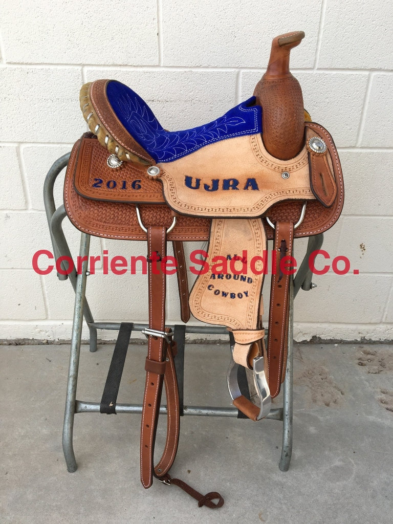 CSY 717A 12 Inch Corriente Youth Kids Roping Saddle