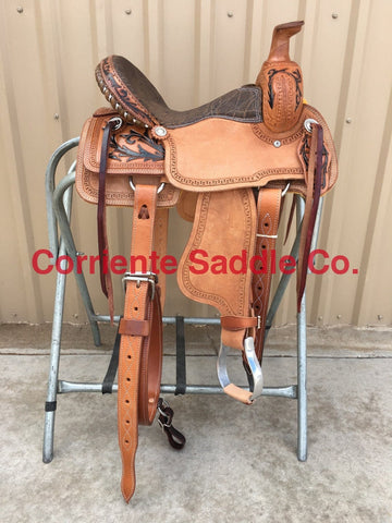 CSY 719 12 Inch Corriente Youth Kids Roping Saddle