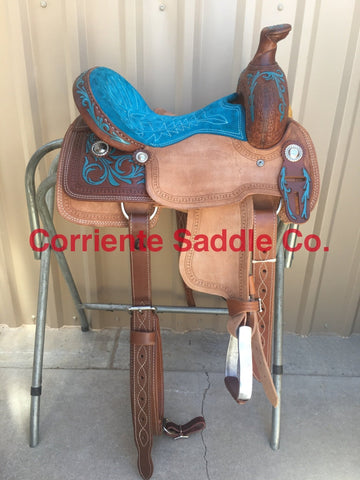 CSY 719B 12 Inch Corriente Youth Kids Roping Saddle