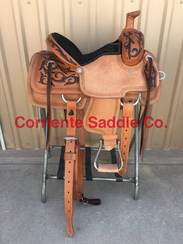 CSY 722A 13 Inch Corriente Youth Kids Roping Saddle