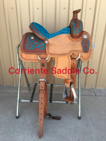 CSY 722B 13 Inch Corriente Youth Kids Roping Saddle