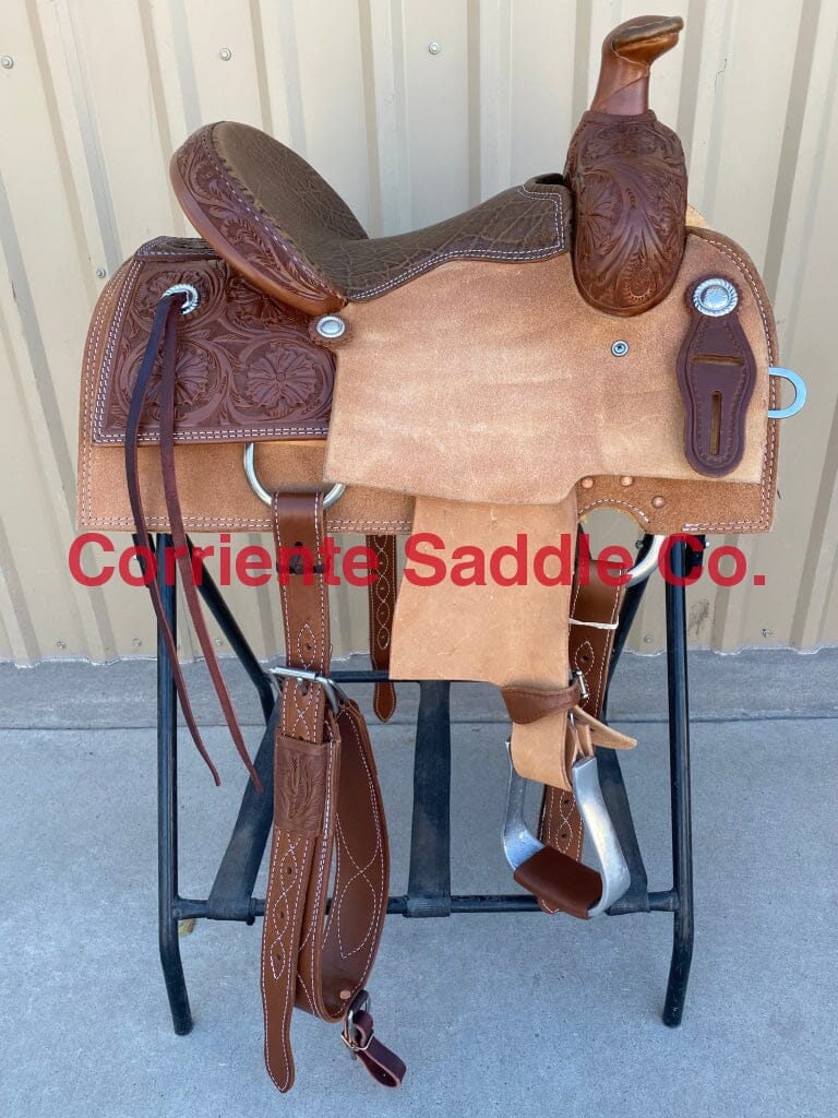 CSY 726 13 Inch Corriente Youth Kids Roping Saddle | Corriente Saddle